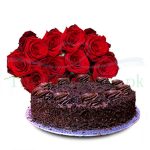 Roses With Cake