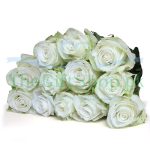 Imported White Roses Bunch