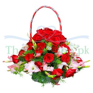 Round Flower Basket